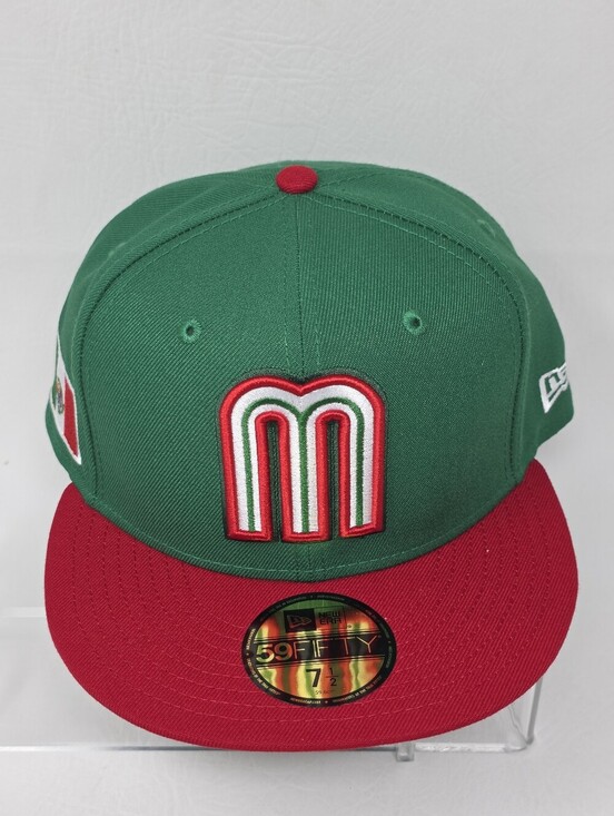 New Era Other - New Era 59Fifty Mexico Fitted Hat Size 7 1/2  Green Red WBC 2026 Baseball New